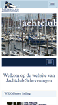 Mobile Screenshot of jachtclubscheveningen.com